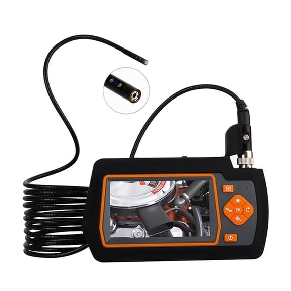 5.5mm Dual-lens Industrial Endoscopes 1080P High Definition Borescope Inspection Camera with 6 Adjustable IP67 Waterproof Lens ,Easy to Use