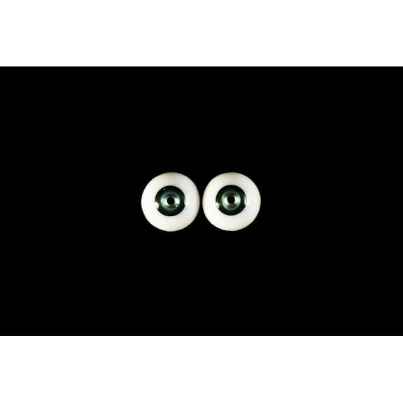 5.5mm Gold Blue 4pcs Glastic Realistic Doll Eyes Mini Made in Japan