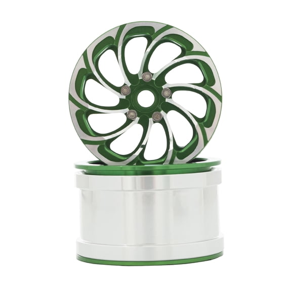 5.5mm Thickness 2.2 Inch Metal Beadlock Wheel Rims For Axial Scx10 D90 Cc01 Trx4 1/10 Scale Rc Crawler Upgrade Parts