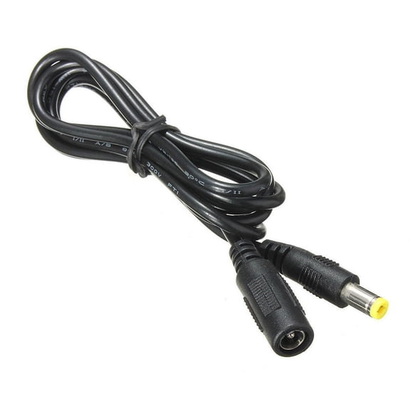 5.5mm x 2.1mm DC Power Male to Female Extension Cable Cord Lead ConnectorCable Length:1.2 M
