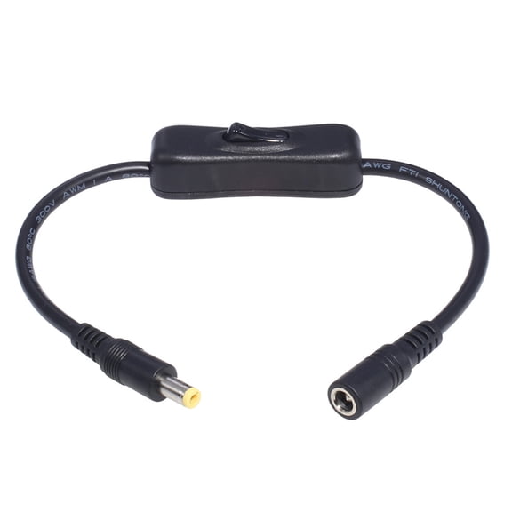 5.5mm x 2.5mm Extension Cable,5.5mmx2.1mm Male to Female Connector Adapter Wire for Projectors HDD-External Enclosure