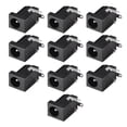 thumbnail image 1 of 5.5mmx2.1mm DC Power Jack Plug 3Pin Female Socket Plug DC-005 10pcs, 1 of 5