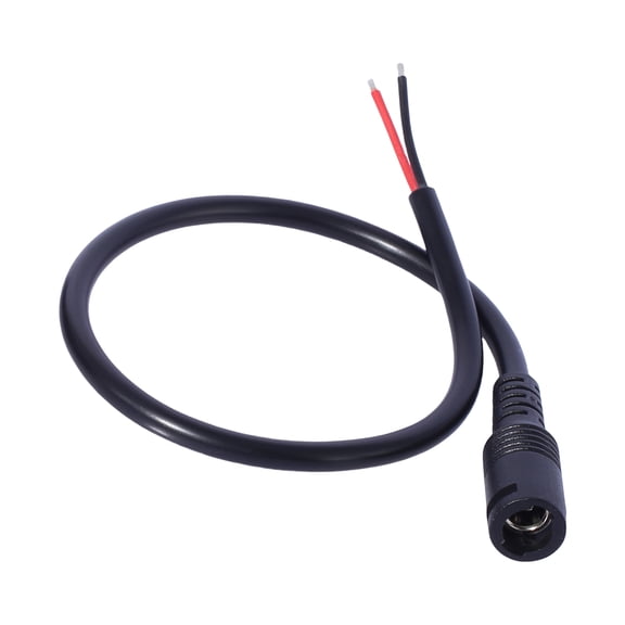 5.5x2.1mm Charging Wire with Rotating Lock for Various Devices, Including LED and Monitoring Equipment, 18AWG