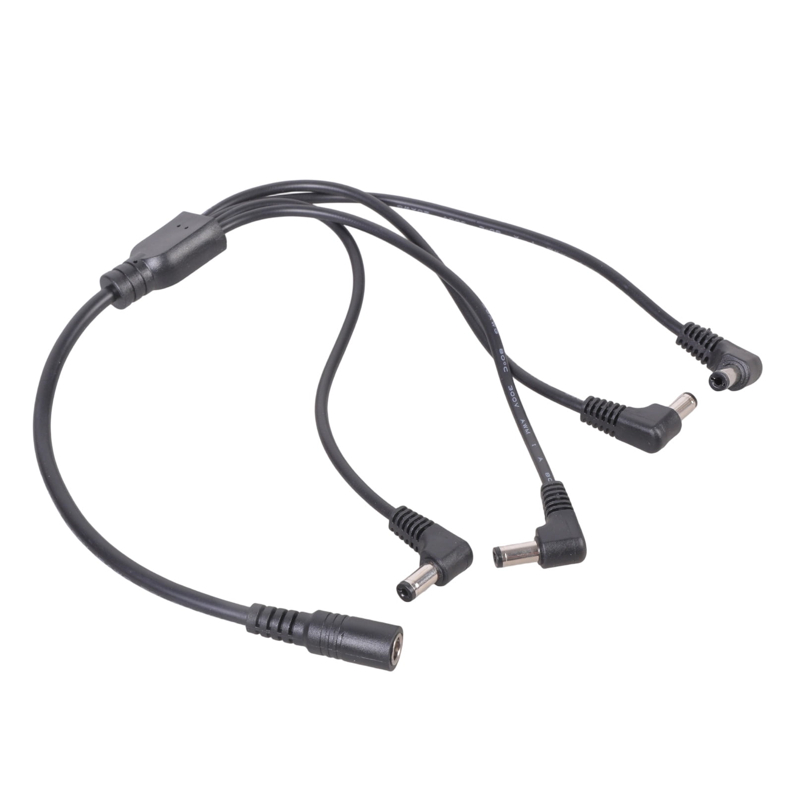 5.5x2.1mm DC5521 Power Splitter 90 Degree Elbow Female to 4 Male ...