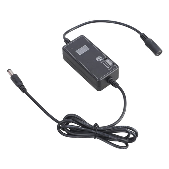 5.5x2.1mm Digital Temperature Monitor Stepless Speed Adjustable 12V Controller For Cooling Fan Blower Motor