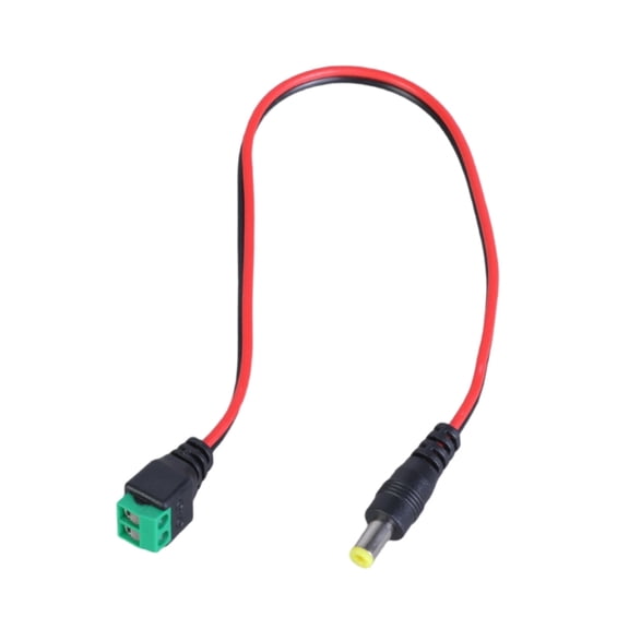 5.5x2.1mm Male Plug 12V Power Pigtail Cable for CCTV Camera Connector Tail Extension Wire Outdoor Speaker Equipment