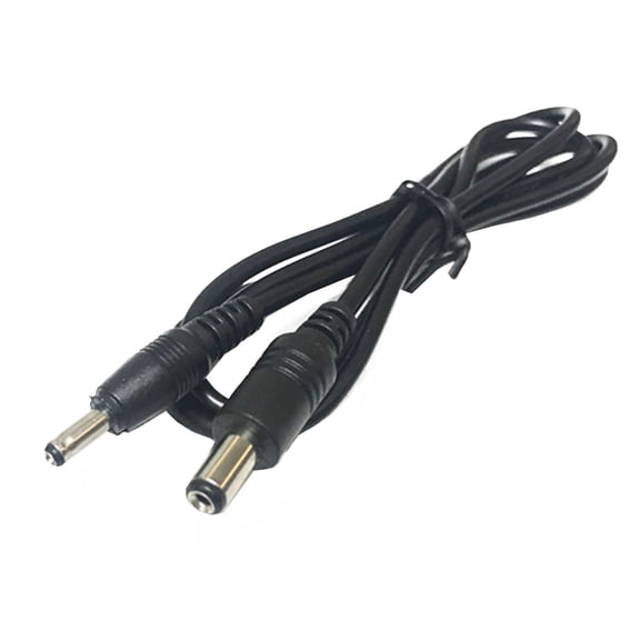 5.5x2.1mm Male Plug to 3.5x1.35mm Male Plug CCTV Power Cable Cord Adapter for Various Electronic Devices