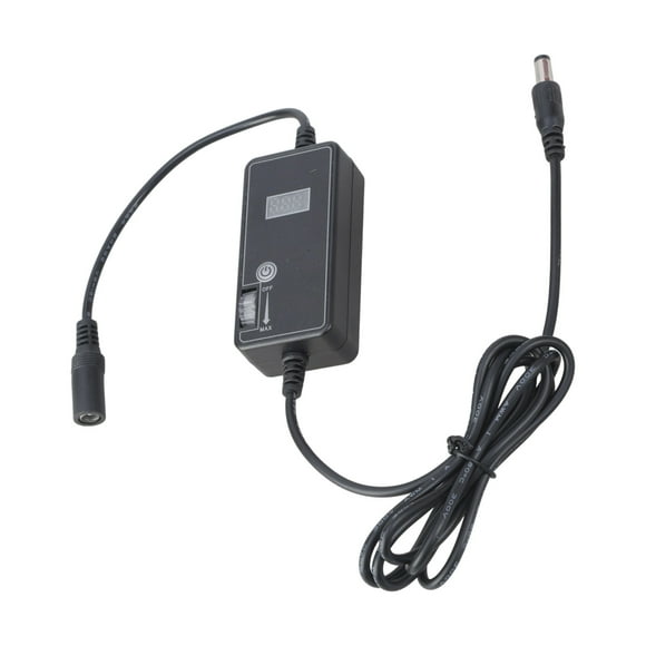 5.5x2.1mm Male to Female 50 Speed Controller Adjustable 12V Fan Controller With Temperature Display For Blower Motor