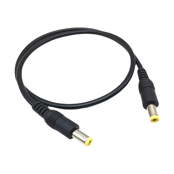 5.5x2.5mm to 5.5x2.5mm Power Cable Male to Male Connector Cord for Laptops Routers LED Light Support 120W Charging