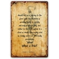 thumbnail image 1 of 5.5x8 Inch Hunter S Thompson Quotes Metal Signs Poster Life Should Not Be A Journey To The Grave Wow What A Ride Poster Decor For Bedroom Vertical Wall Art For Bathroom Metal Plaque, 1 of 6
