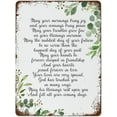 thumbnail image 1 of 5.5x8 Inch Tin Sign Irish Marriage Blessing Quote May Your Mornings Bring Joy Wedding Gift St Patrick's Day Metal Tin Sign Gift Home Decor Poster Print Vintage Metal Tin Sign For Home Coffee, 1 of 6