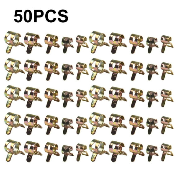 5/6/7/8/9mm Fastener Spring Clip Clamps for Fuel Water Line Hose Pipe Air Tube