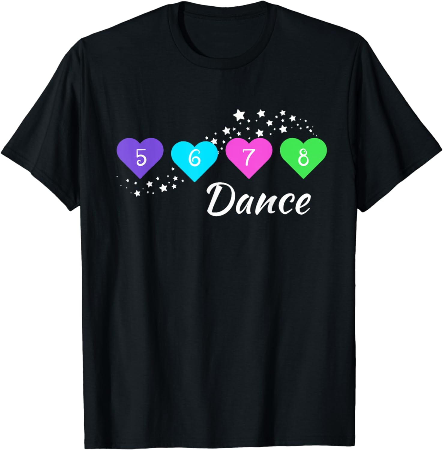 5 6 7 8 Dance For Girls Women Kids Youth Dance Apparel T Shirt 5-6-7-8-dance-for-girls-women-kids-youth-dance-apparel-t-shirt