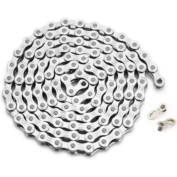 6/7/8-Speed Bicycle Chain 1/2 x 3/32 Inch - 116 Links