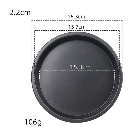 5/6/7/9 Inch Non-Stick Pizza Trays Round Pizza Pan Plate Mold Carbon Steel Baking Oven Tool Baking Mould Tray Bakeware