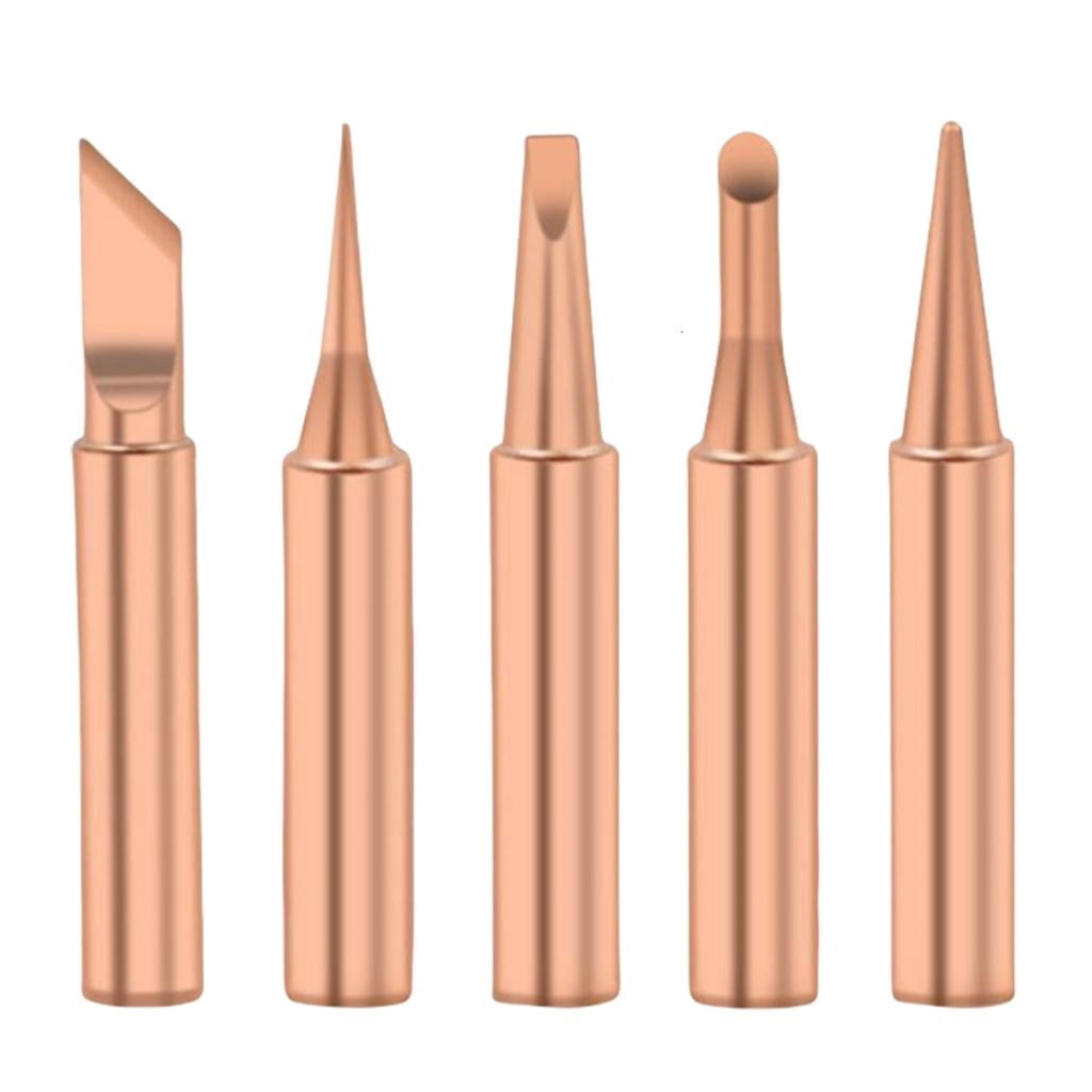 5/6/7pcs Copper Soldering Tips Flat Thermal Tips set for Circuit Board ...