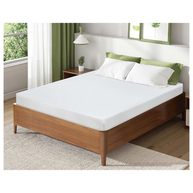 5/6/8/10/12 inch Queen Size Mattress with Cover, Green Tea Cooling Gel