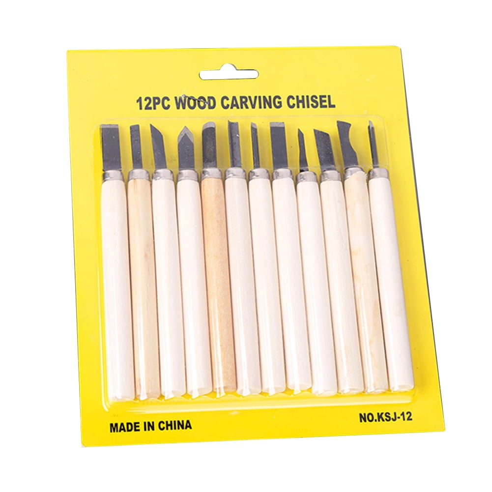 5/6/8/10/12Pcs Wood Carving Chisel Sculpting Knife Gouges Woodworking ...