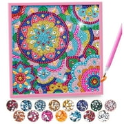 6 7 8 9 10 Year Old Girl Gifts: Diamond Art Toys for 5-12 Year Old Gilrs Boys Kids Arts and Crafts Birthday Presents for 6-13 Year Old Girl Teen Adults Painting Kit Butterfly Decorations with Frame