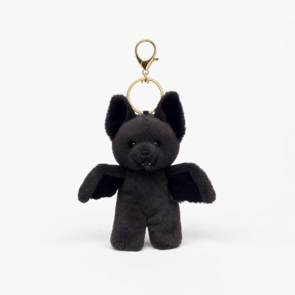 5.6" Bat Bag Charm, Bat Plush Keychain Goth Bag Charm, Soft Stuffed Keychain Accessory Bag Decoration