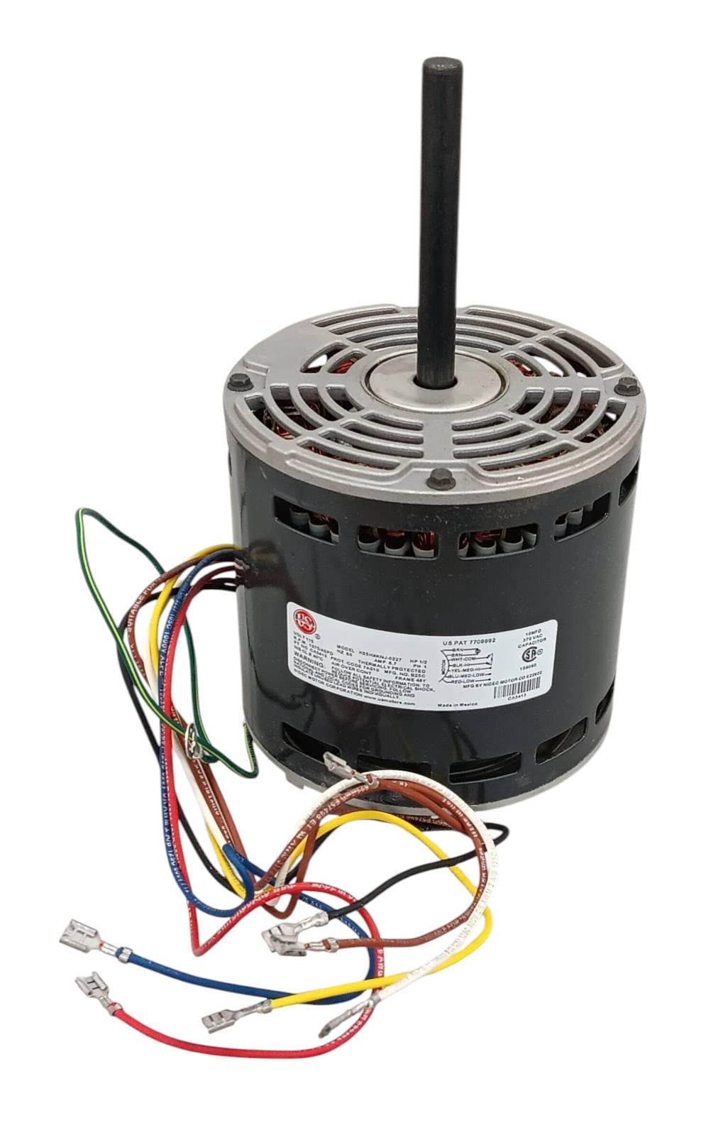 5.6" Dia., 1/2 HP, 115V, 4 Speed, Direct Drive Blower Motor, 1013341 CA3413