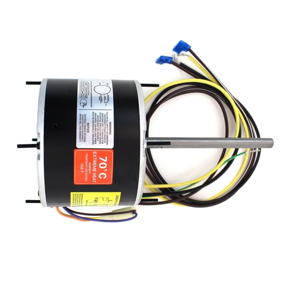 5.6" Dia. 1/4 HP 208/230V 1 Spd 1075 RPM, 70C Extreme Heat Condenser Motor 2131