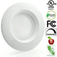 thumbnail image 1 of 5" / 6" LED Recessed Light Fixture 90 CRI Dimmable UL-Listed CEC JA8 Title 24, 1 of 8