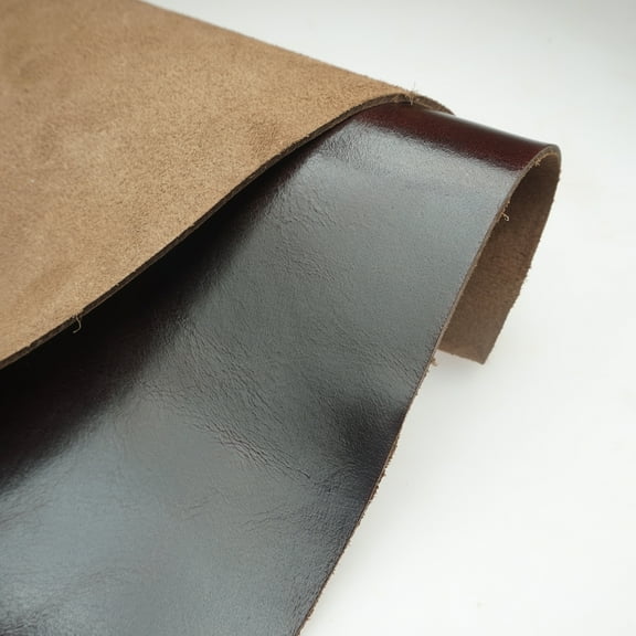 5/6 OZ Dark Brown Pre-Cut Waxy Leather Tooling Leather hide Leather Cow Skin Craft Hobby Sewing