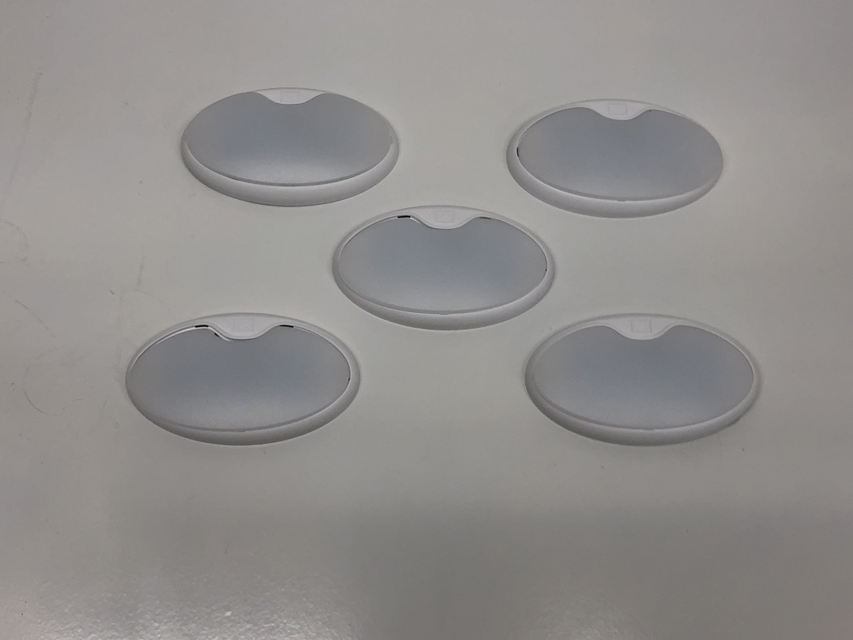 (5) 6" Oval Surface Mount 12 LED Interior Dome Light without On/Off Switch