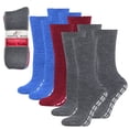 thumbnail image 1 of 5/6 Pairs Non-slip Hospital Socks Fuzzy Slipper Grip Socks For Women Men…, 1 of 6