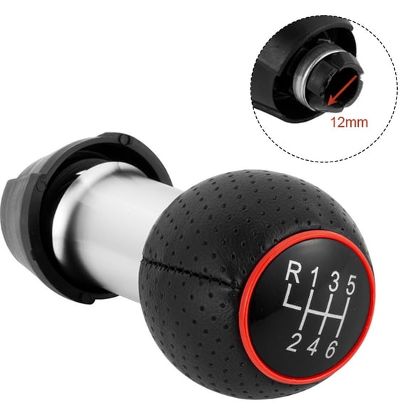 5/6 Speed Black Car Manual MT Gear Shift Knob Head Fit For A3 For S3 2001-2003