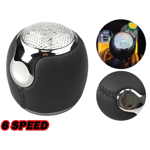 5/6 Speed Car Gear Shift Knob Lever Head Leather Fit For Alfa For Mito 2008-2016 6 speed Fangkenuo