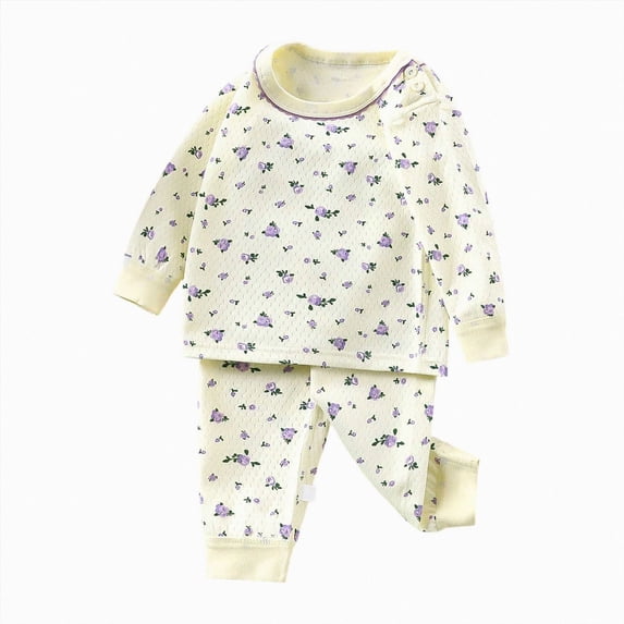 5-6 Years Child Girl Clothes Fall Outfits Pullover & Pants Sets 2Pcs Sweatshirt Pullover Joggers Pants 6-12 Months 12-24 Months 2T 3T 4T 5T 6T Children,Dark Purple Outfit