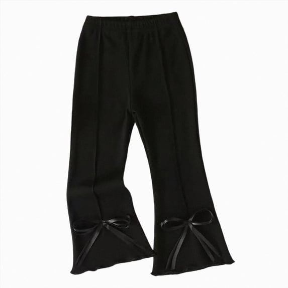 5-6 Years Child Kid Girls Cargo Pants Elastic Waist with Pockets Lounge Joggers Trousers for Girl