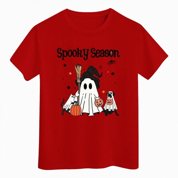 5-6 Years Girl Halloween T Shirt Halloween Shirts Funny Holiday Tee Top Halloween T-Shirt Party Gift