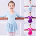 thumbnail image 1 of 5-6 Years Newborn Toddler Ballet Dance Leotards Skirt Ballerina Ballet Outfit Dresses Puff Sleeve Sleep & Play One-Piece Bodysuit Newborns Everyday Wear, 1 of 8