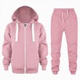 thumbnail image 1 of 5-6 Years Toddler Boy Girl Long Sleeve Pullover Sweatshirt + Jogger Pants Set Infant Winter Clothes 6-12 Months 12-24 Months 2T 3T 4T 5T 6T 7T 8T 9T Children Back-To-School,Pink, 1 of 5