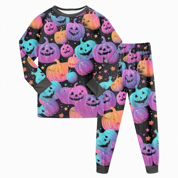 5-6 Years Tween Girls Short Sleeve Print Shirts Tops Pants Outfits Pajama Set Girls Pj Sets For Girls