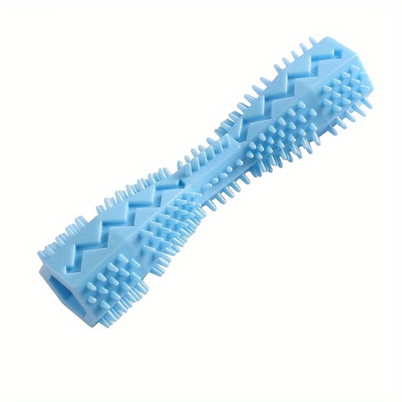 5.6 inch Dog Chew Toy, TPR Food Leaking Teeth Cleaning Ball, Treat Dispensing Grinding Bite Toy for Small Medium Breed Dental Health Play