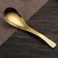 thumbnail image 1 of 5.6 inches Soup Spoons,Stainless Steel Thick Short Handle Table Spoon for Soup Cereals Dips Curry Sauces Stews, 1 of 6