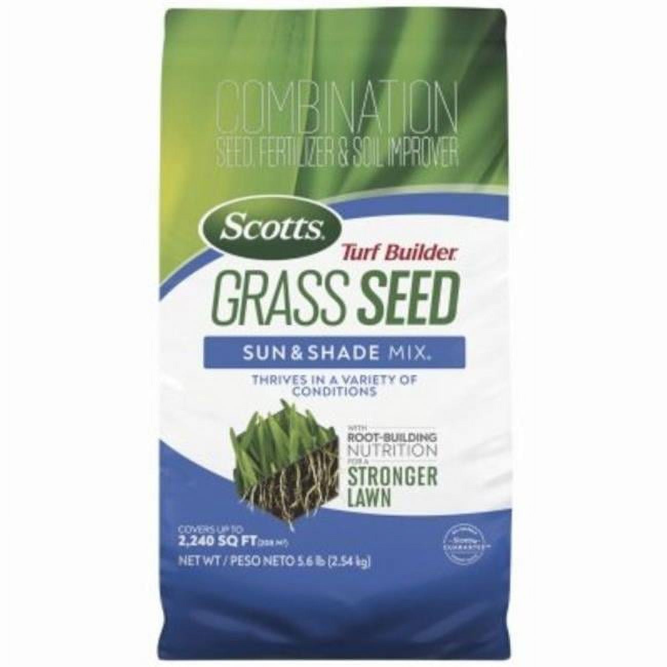 5.6 lbs Turf Builder Grass Seed Sun & Shade Mix