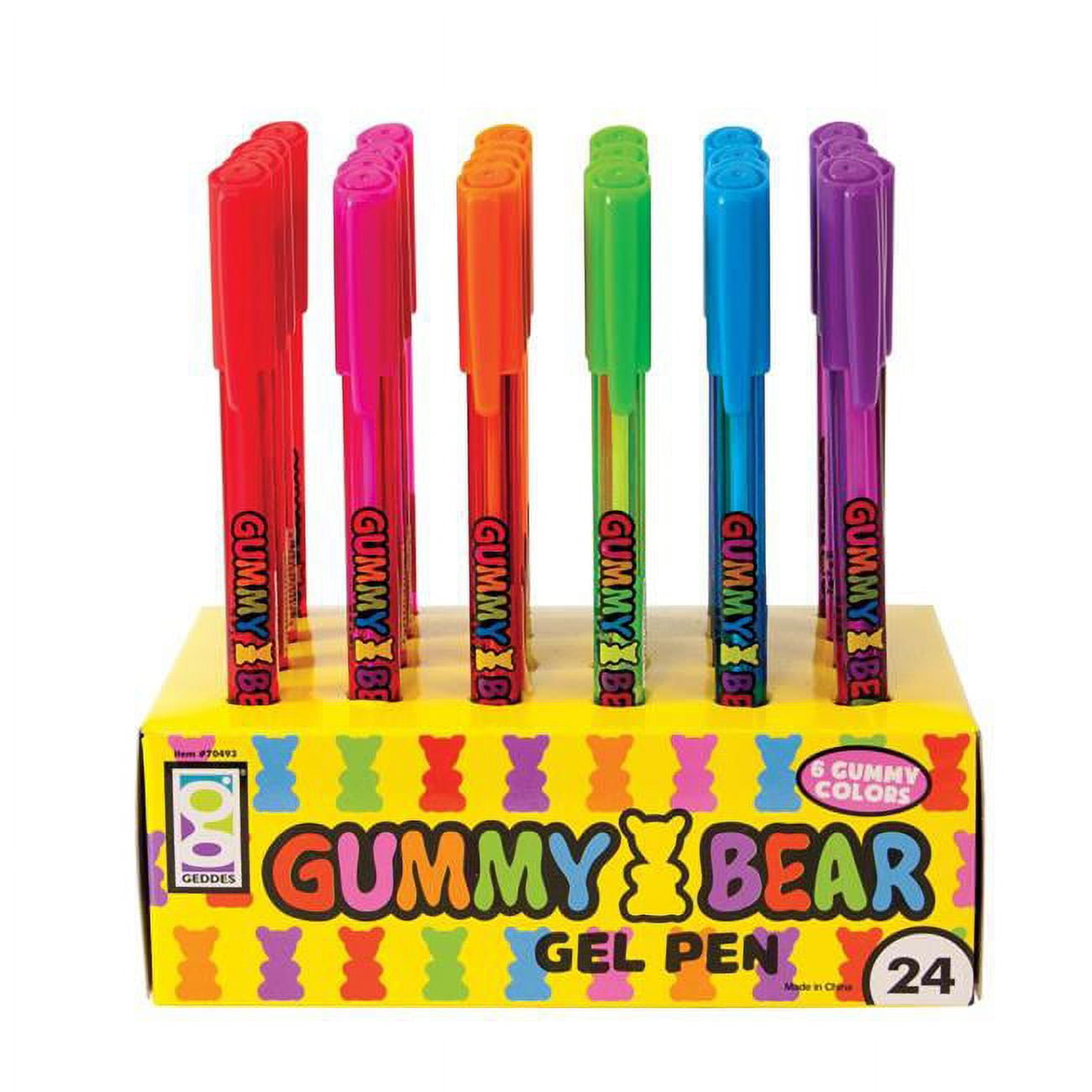 5.62 in. Gummy Bear Smooth Gel Pen - Case of 24