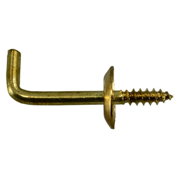 5/64" x 23/64" x 3/4" Brass Shoulder Hooks SHB-106