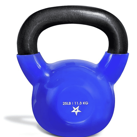 5-65lbs Kettlebells Vinyl Coated Cast Iron for Dumbbell Weights Exercises, Gym, Fitness, Full Body Workout Equipment Push up, Grip and Strength Training