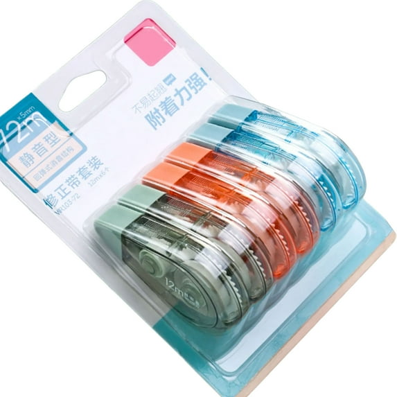 5/6Pcs Correction Tape Roller 5mm Wide White Out Tape Quick Drying Corrective Tapes for Writing Journaling Note Taking