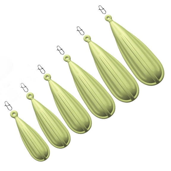 5/6pcs Fishing Practice Plug Soft PVC Baits Casting Plug Different Weights Casting Tool for Kids Improving Casting Skills