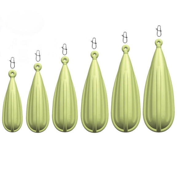 5/6pcs Kids Baits Casting Practice Plug Fishing Practice Plug Different Weights Casting Tool Fishing Accessories
