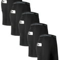 5/6pcs Men‘s Quick Dry Sports Running Long Boxer Briefs Compression