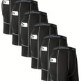 5/6pcs Men‘s Quick Dry Sports Running Long Boxer Briefs Compression