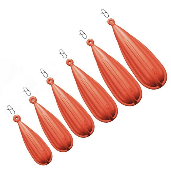 5/6pcs Soft PVC Baits Casting Plug Wear Resistant Compact Kids Casting Plug Different Weights Casting Tool Easy to Use